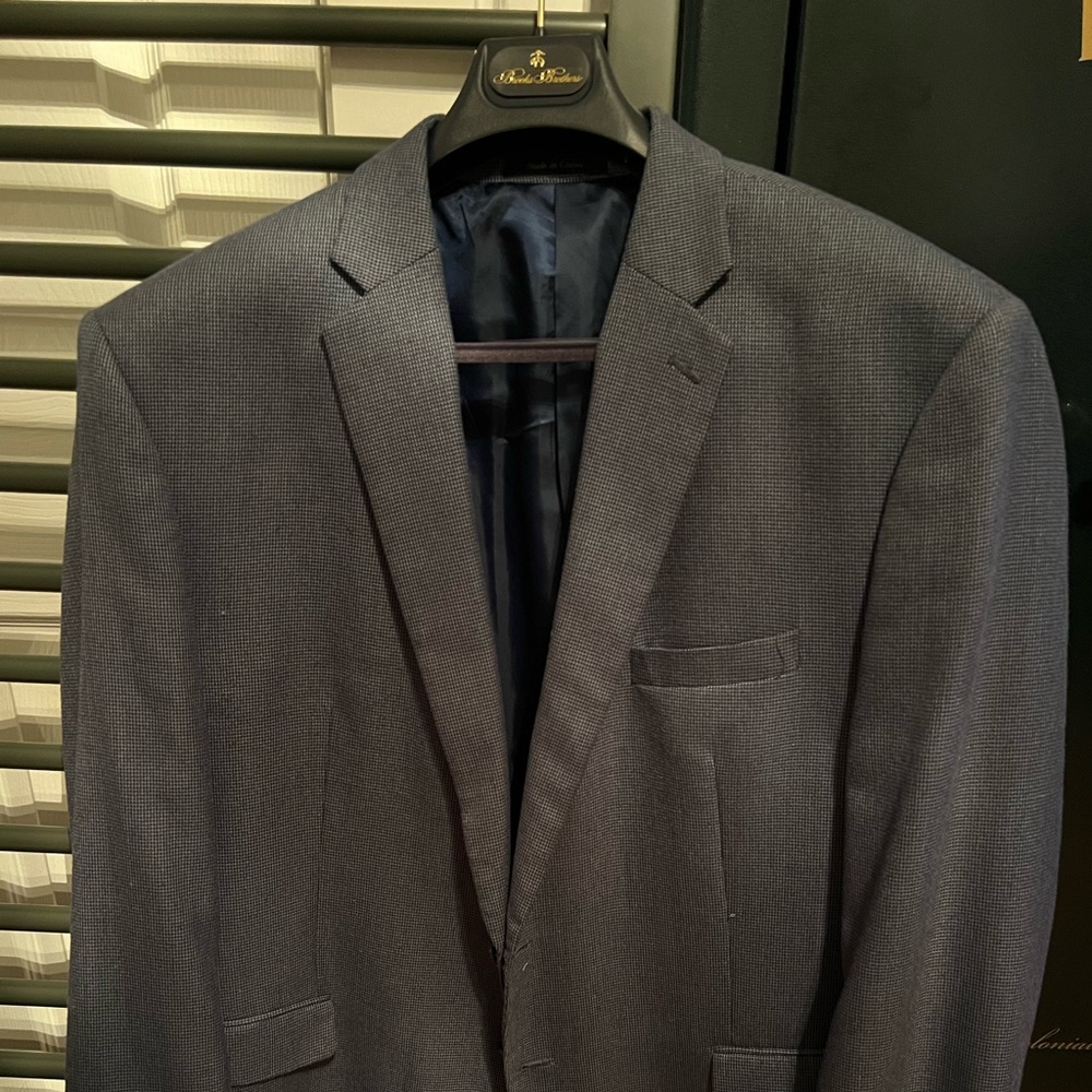 Chaps 50R (50 Regular) Blue Single Breasted Sport Coat
